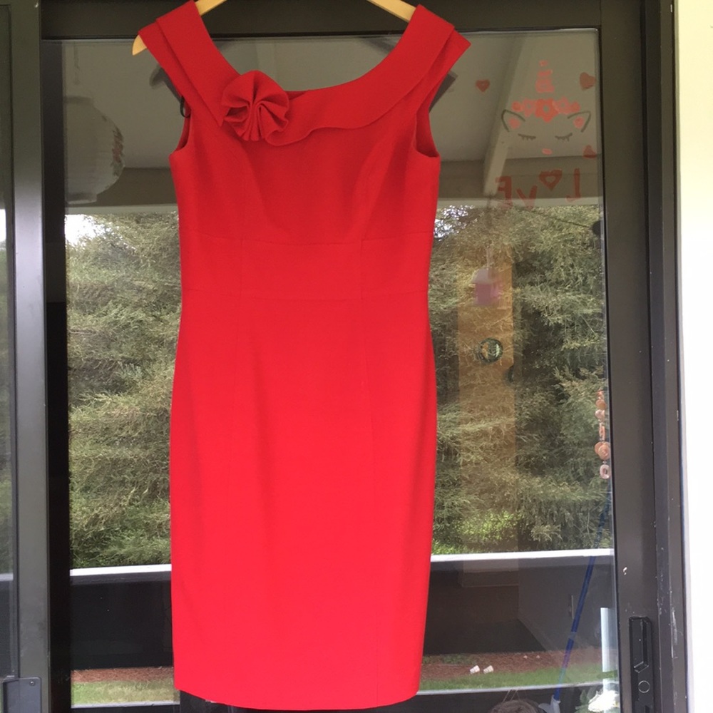 Calvin Klein red dress